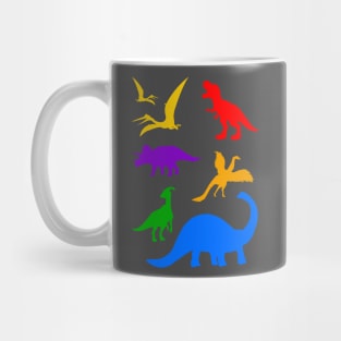 Dinosaurs In Color Mug